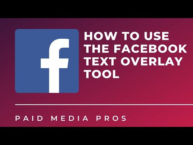 Facebook Text Overlay Tool Guide