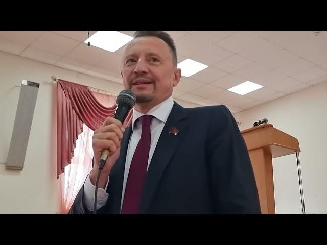 Кандидат на должность главы Башкортостан Шайнуров Артур КПРФ провел собрание г. Нефтекамск