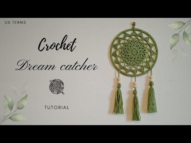 Crochet dream catcher || Crochet mandala || Wall hanging || Boho decor || Tutorial