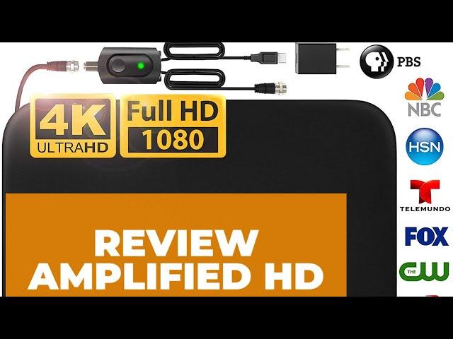 Review Amplified HD Digital TV Antenna Long 180 Miles Range - Support 4K [2020 LATEST]