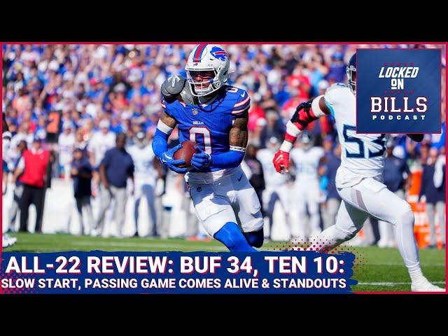 All-22 Review: Assessing Buffalo Bills Slow Start + Josh Allen, Passing Game Comes to Life vs Titans