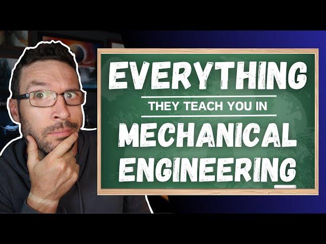 Everything You’ll Learn in Mechanical Engineering