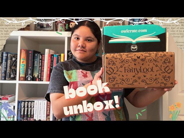 Fairy Loot & Owl-crate January 2024 Book unboxing