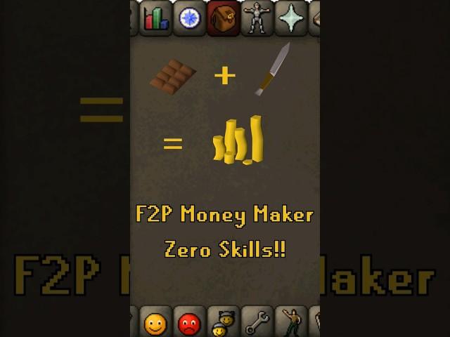 [OSRS] No Skills Needed! Make 300K+ GP Per Hour with Chocolate Bars  #f2p #moneymaking #osrs