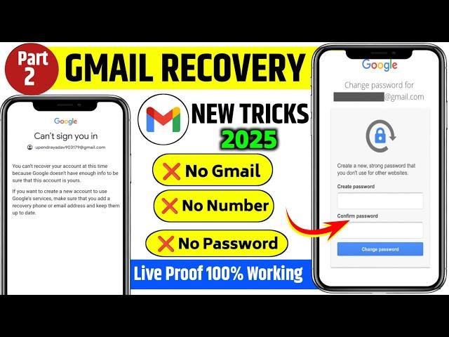 Gmail account recovry 2025 || How to recovr gmail account without password || gmail recovery  part 2