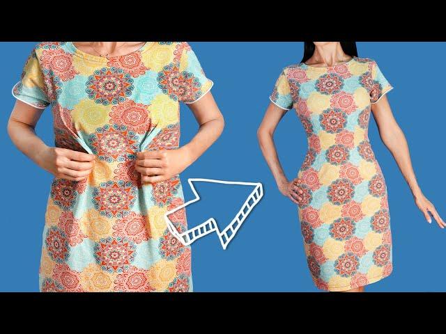 Sewing trick - how to downsize a dress to fit perfectly! Miarti ️