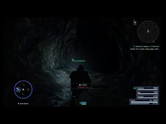 Final Fantasy XV killing Manxom