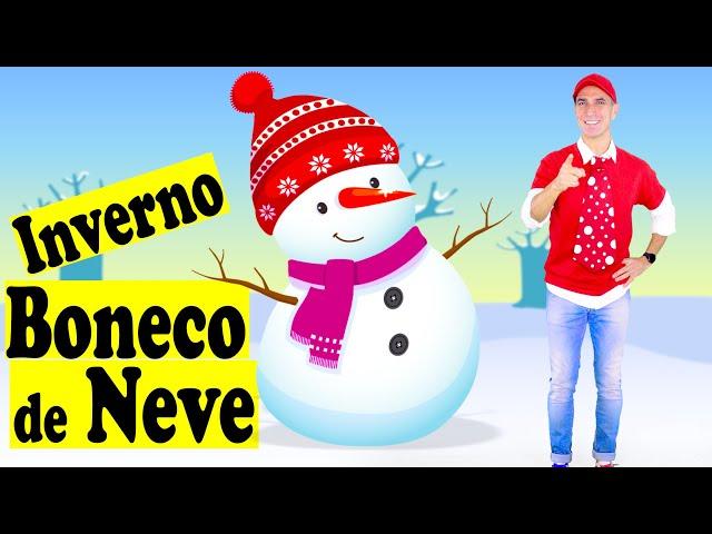 Sou um Boneco de Neve - Inverno | Música Infantil | Prof. Idalecio