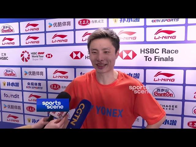 China's Shi Yuqi after 21-17 21-16 loss to Indonesia's Jonatan Christie in China Masters semis｜石宇奇