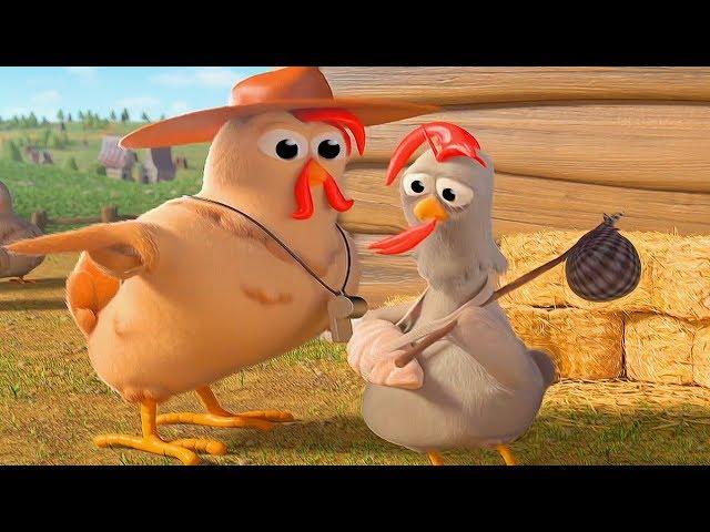 Funny Chicken Song And Funny Chicken Dance - Axel F (Fun Music Video!)