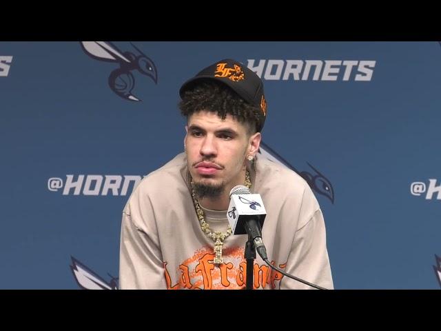 Hornets vs 76ers: LaMelo Ball Postgame Media Availability | 12/16/2024