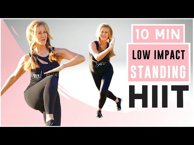 10 Minute FAT BURNING HIIT | High Intensity Low Impact!