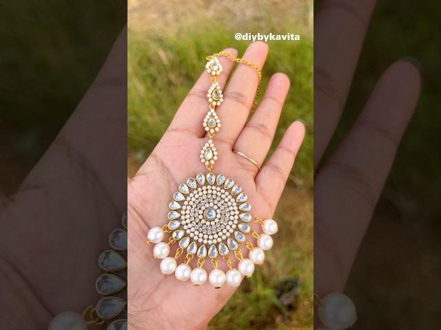 Diy Eid Special Maangtikka #shorts #diycrafts #creative #youtubeshorts #eidspecial #maangtikka