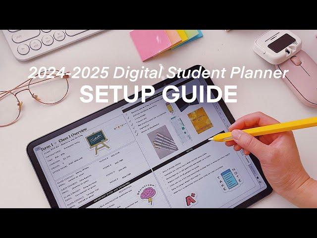 2024-2025 Digital Student Planner Setup Guide | iPad Digital Planning