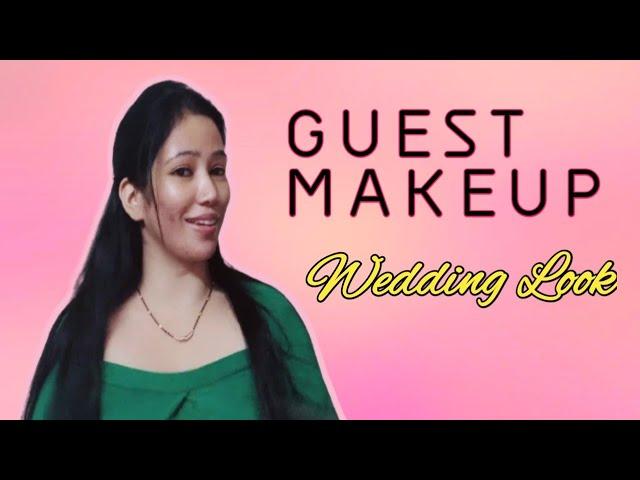 Simple Indian Wedding Guest Makeup Look  || Step by Step Makeup || Easy Makeup Tutorial
