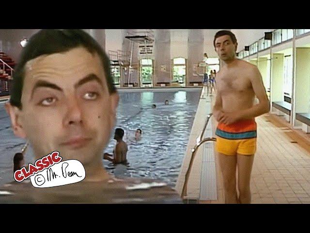 Mr Bean Goes to Swim School! | Mr Bean Funny Clips | Classic Mr Bean