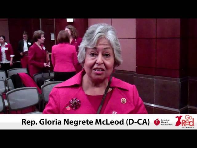 Congresswoman Gloria Negrete McLeod  On Why She Goes Red For Women's Heart Health