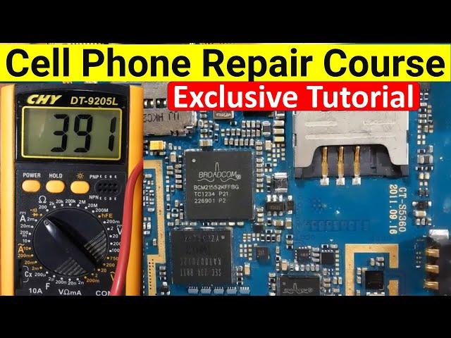 Complete Cell Phone Motherboard Repair Course - mobile phone motherboard chip level repair