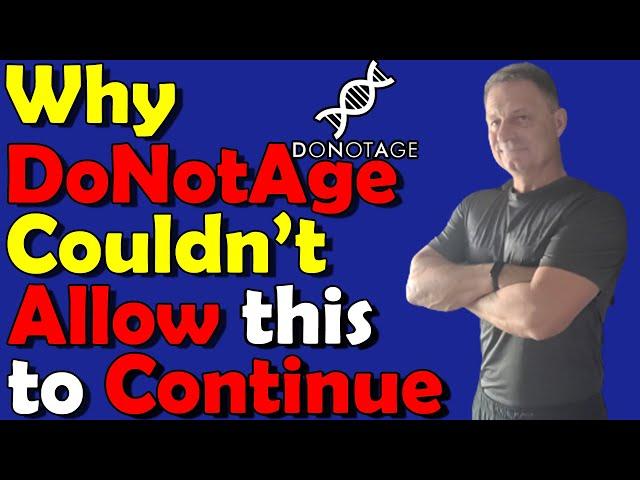 DoNotAge Apologize & Make Amends (NAD Test)