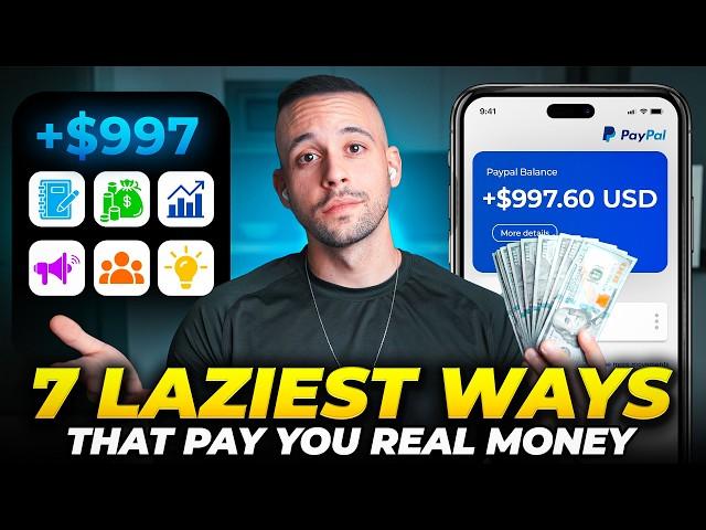 7 Laziest Ways to Make Money Online for Beginners 2025 ($997/day+)