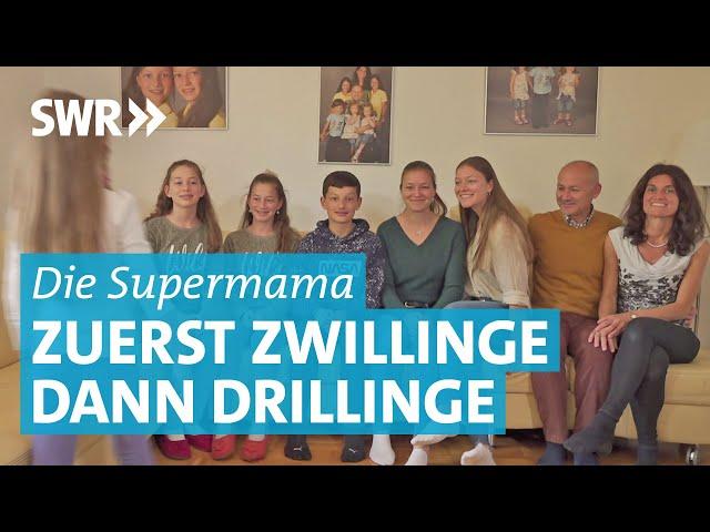 Drillinge, was tun? Großfamilie Alan im Alltag