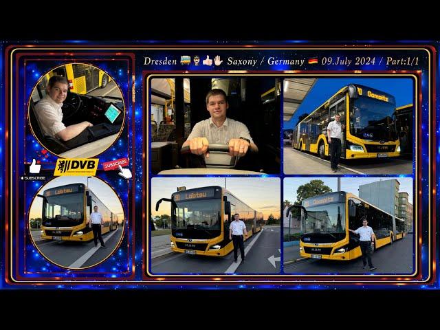 Dresden Bus line 70 and 90 with Markus / Part:1/1 / Long video version / Buslinie 70 u.90 mit Markus