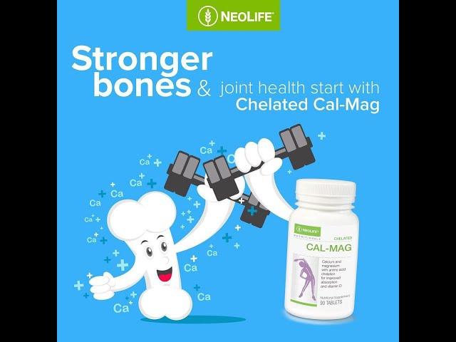 Neolife product for Chelated Calmag with  500 IU Vitamin D3 – 90 Tablets (Single) - Gnld Product.