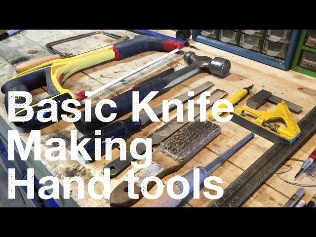 Basic Knife Making Tools - Part 1of 3 of a YouTube knife making class