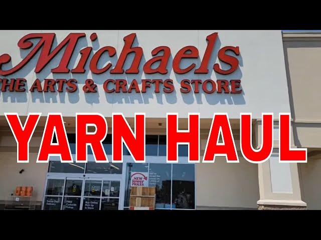 Yarn Haul * Michaels * Anniversary Cake * Shop With Me * New Yarn * Crochet Talk *