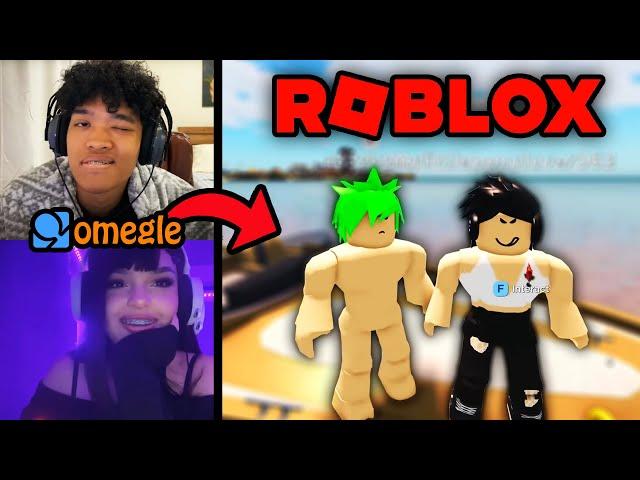 Playing Roblox With A Random Girl From Omegle