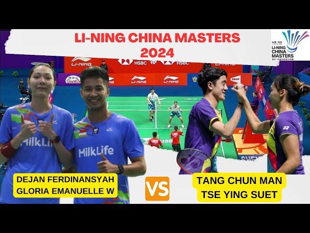 DEJAN FERDINANSYAH/GLORIA EMANUELLE W (INA) VS TANG CHU MAN/TSE YING SUET (HKG) | CHINA MASTERS 2024