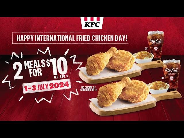 KFC 2 Meals for $10