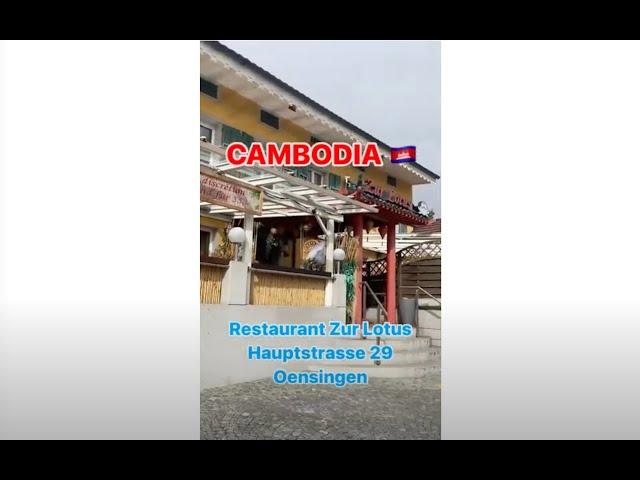 Cambodia  Restaurant zur Lotus, Hauptstrasse 29, Oensingen