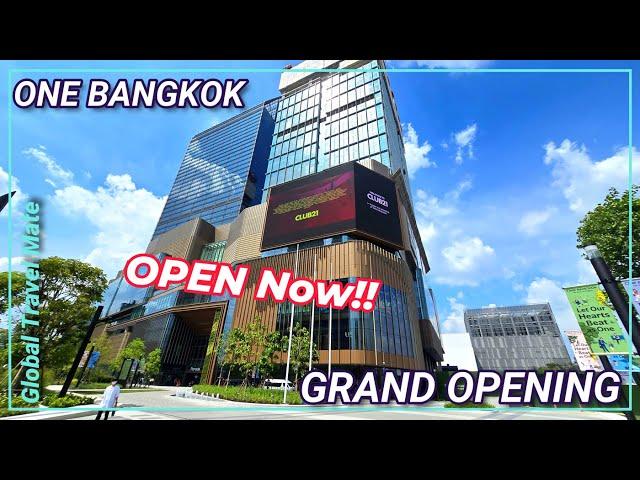 Grand Opening One Bangkok Luxury Shopping Malls  Thailand