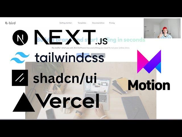 TECH STARTUP LANDING PAGE NEXTJS TAILWINDCSS FRAMER MOTION SHADCN/UI: BUILDING A STARTUP IN PUBLIC