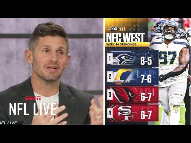 NFL LIVE | Dan Orlovsky breaks NFC West Race after Seahawks knockout Cardinals - Rams stun Bills