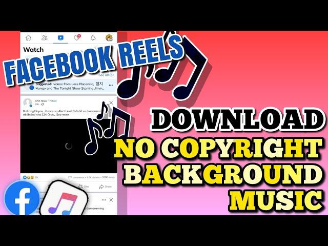 PAANO MAGDOWNLOAD NG NO-COPYRIGHT BACKGROUND MUSIC SA FACEBOOK REELS | Riencyll Cabile Tutorial