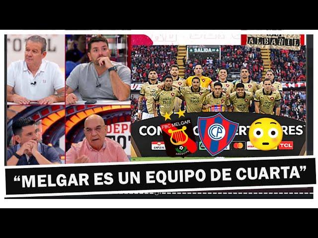  "MELGAR ES UN EQUIPO DE CUARTA"  "CERRO ES DA MOTTA MÁS DIEZ"  / DEPORTE TOTAL