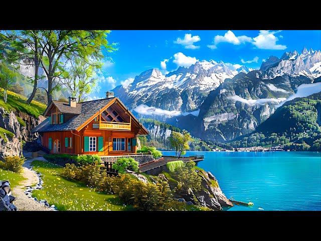 Walking in Swiss Villages around Lake Brienz (including Iseltwald!)  Switzerland 4K