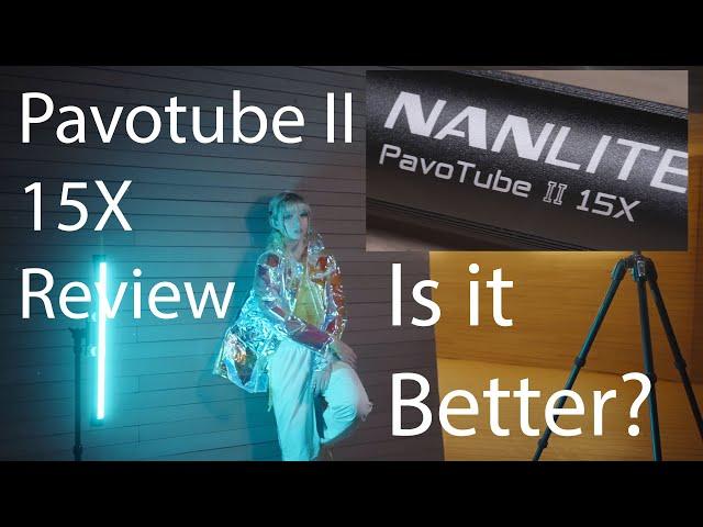 Nanlite Pavotube II 15X Review: Best RGB Tube Light? 2700-12000K Tube Light!