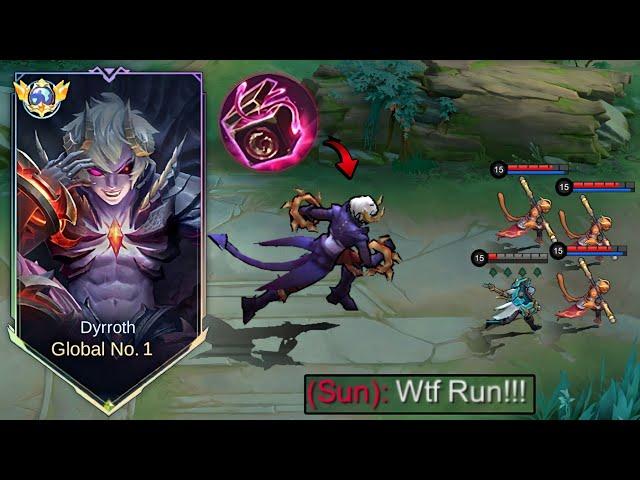 MOONTON THANKYOU FOR NEW DYRROTH CHEAT BUILD EXP LANE DESTROYER!(DYRROTH NEW META 2024)