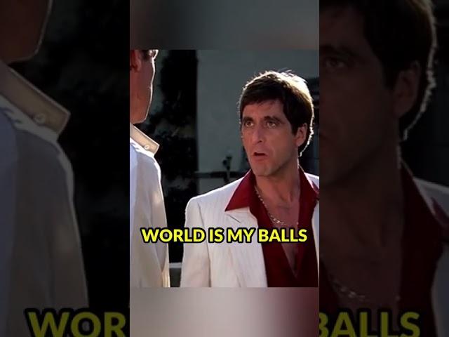 #Scarface (1983) Tony Montana: “All I Have In This World Is My Balls And My Word”