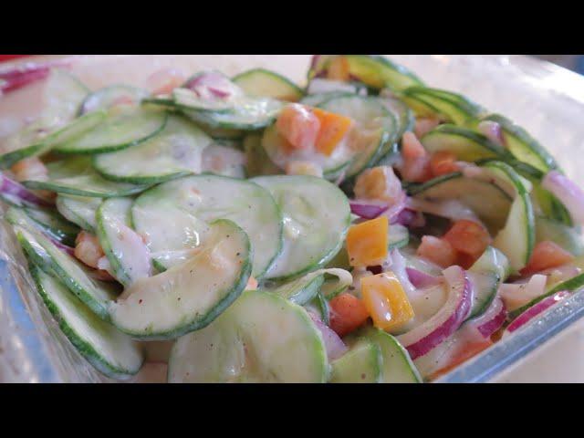 Trending Healthy Cucumber Salad