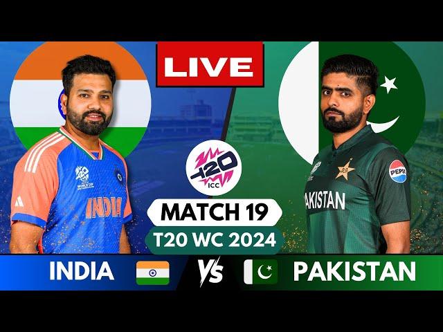  T20 WC 2024 Live: IND vs PAK, Match 19 | Live Score & Commentary | INDIA vs Pakistan Live Match