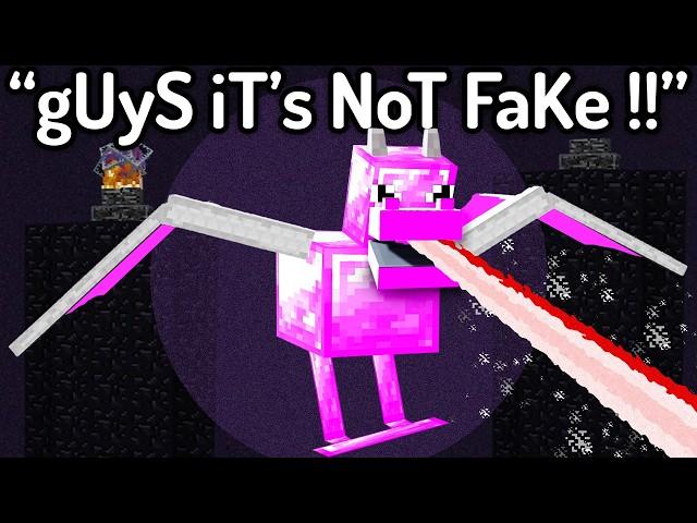 The STUPIDEST FAKE Minecraft Speedruns EVER...