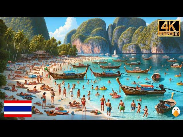 Phi Phi Islands, Thailand The Most Beautiful Paradise Island in The World (4K HDR)