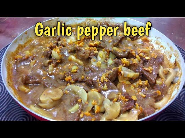 GARLIC PEPPER BEEF RECIPE | JOLLIBEE STYLE