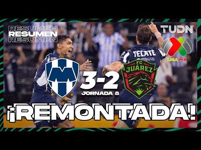 Resumen y goles | Monterrey 3-2 FC Juárez | Liga Mx -AP2024 - J8 | TUDN