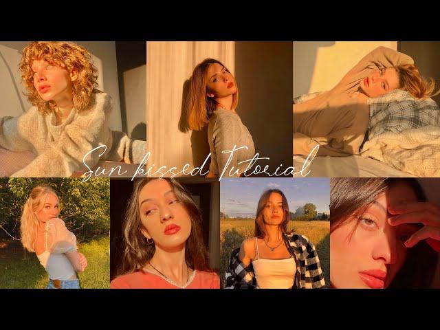 Golden Hour IPhone Tutorial |Fake sun kissed In iPhone in minutes