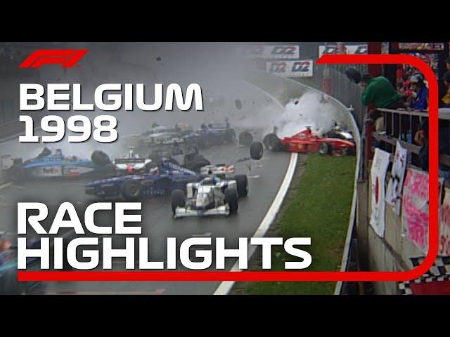 1998 Belgian Grand Prix: Race Highlights | DHL F1 Classics